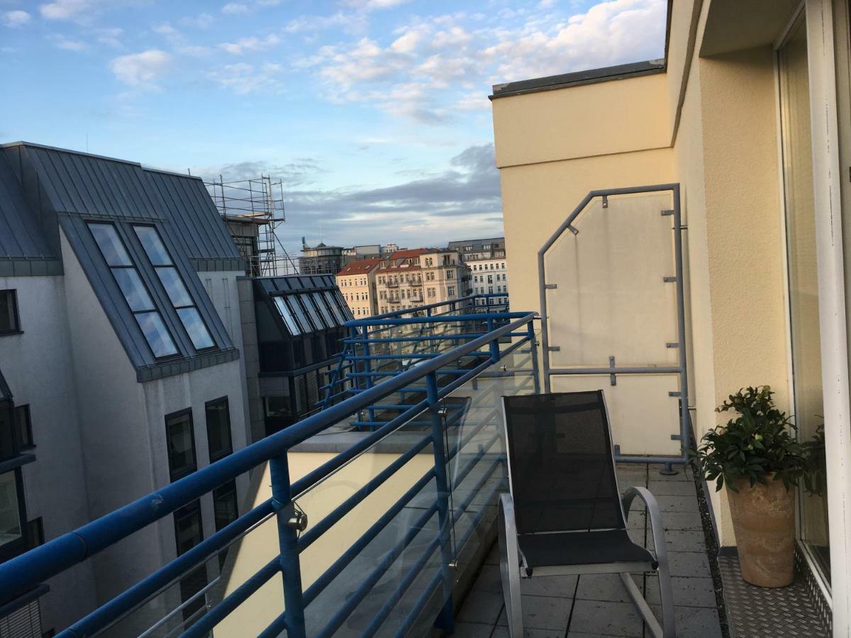 Moderne Wohnung Leipzig Exteriör bild