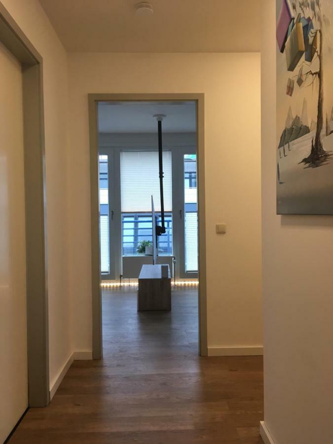 Moderne Wohnung Leipzig Exteriör bild