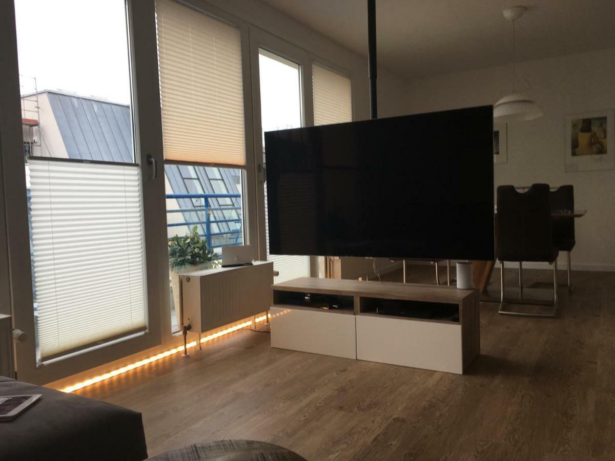 Moderne Wohnung Leipzig Exteriör bild